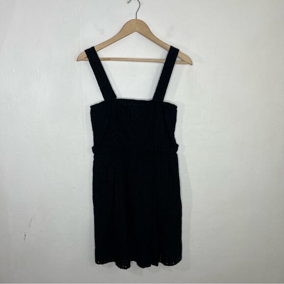 See by Chloe Black Eyelet Dress Size 6 - Picture 1 of 15